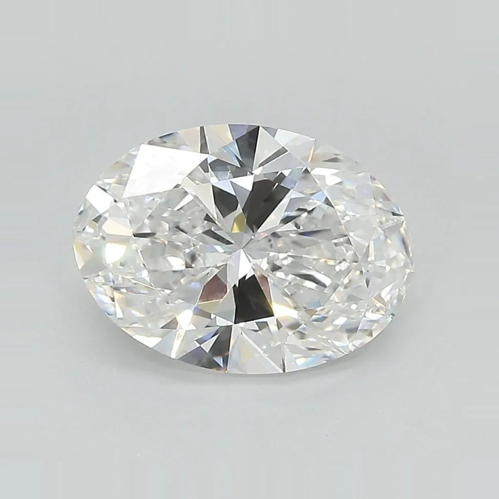 2.64ct Oval Lab Grown Diamond (Colour E, Clarity VVS1, IGI Certified)
