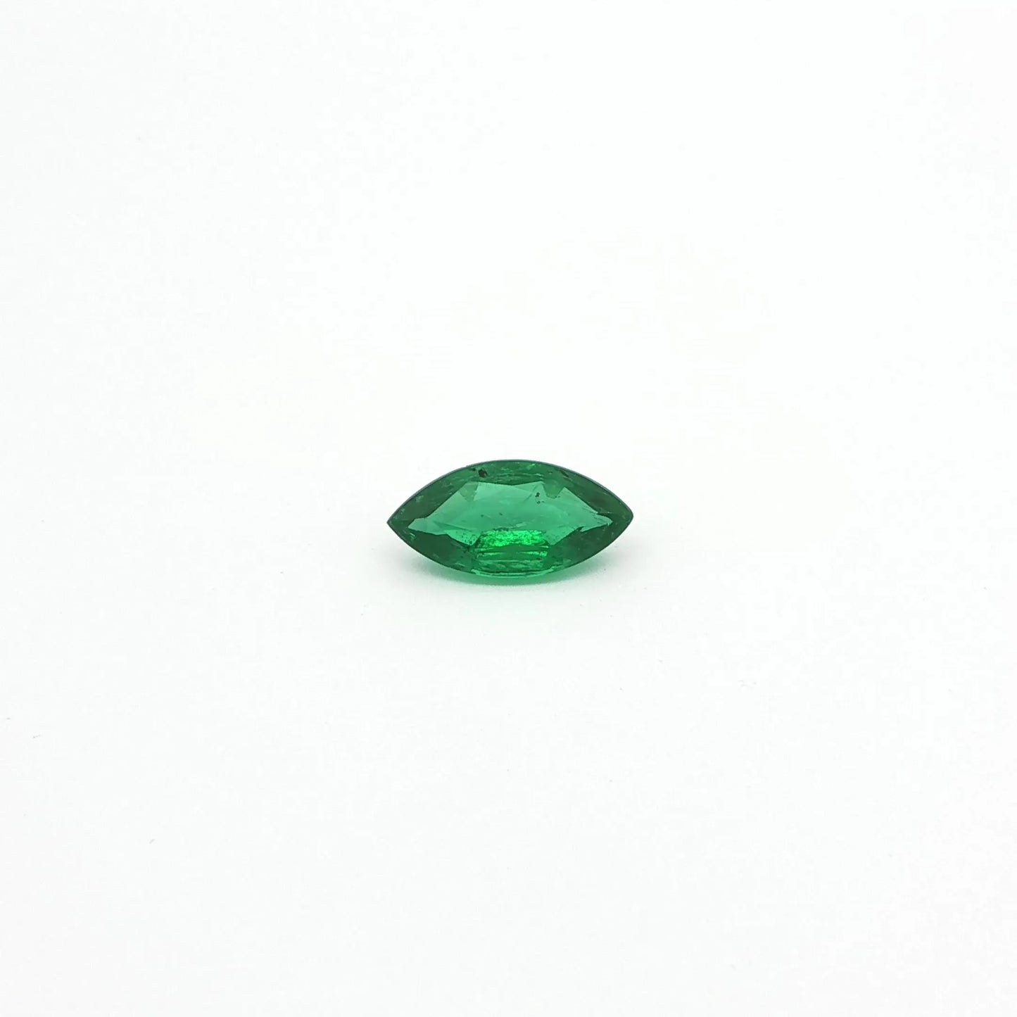 2.14ct Marquise Natural Emerald (Colour Green, Clarity Slightly Included, Cut Faceted)