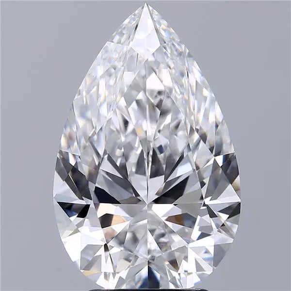 3.21ct Pear Lab Grown Diamond (Colour D, Clarity VVS2, IGI Certified)