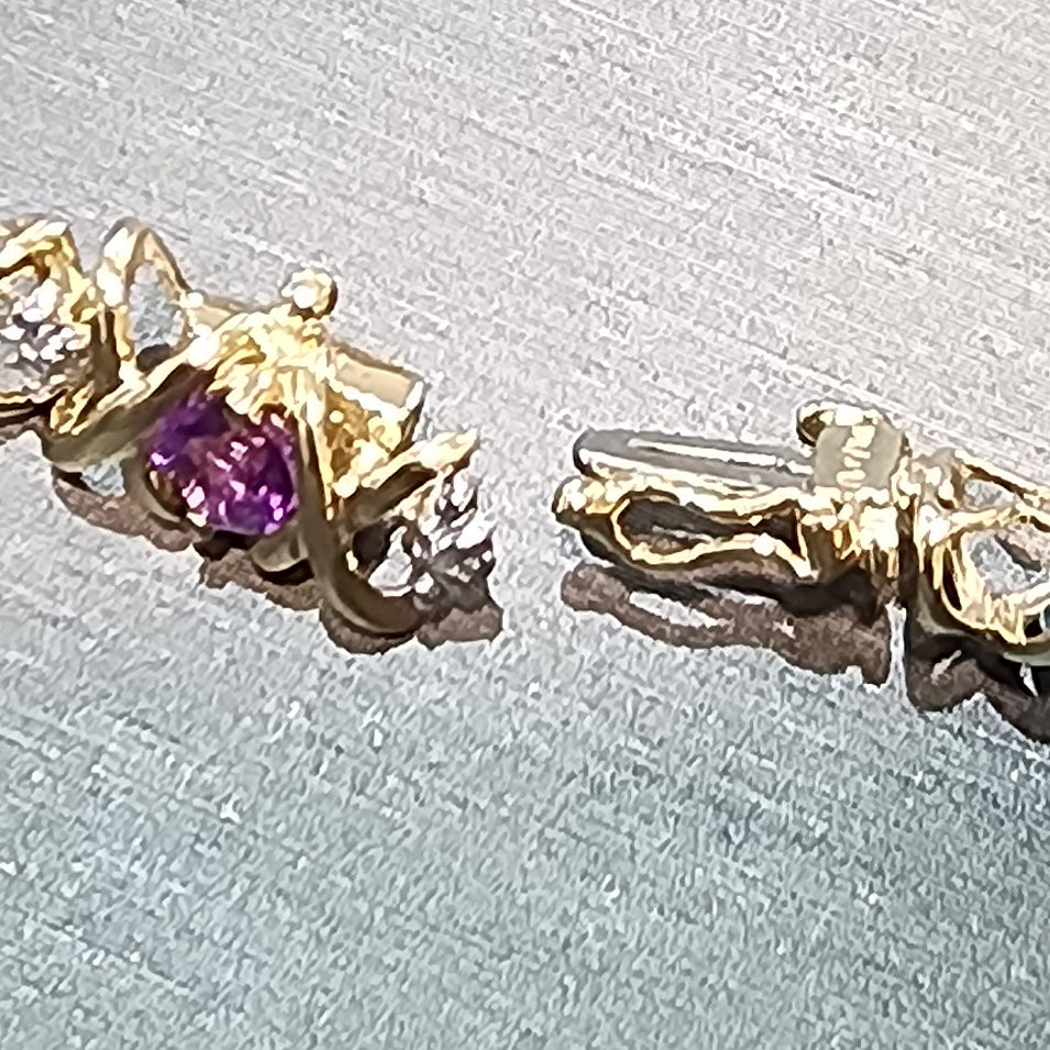 Ben Garelick 10K Yellow Gold and Multi Color Gemstone 7.5 Inch Bracelet_Clasp Detail