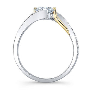 Barkev's Bypass Swirl Diamond Engagement Ring
