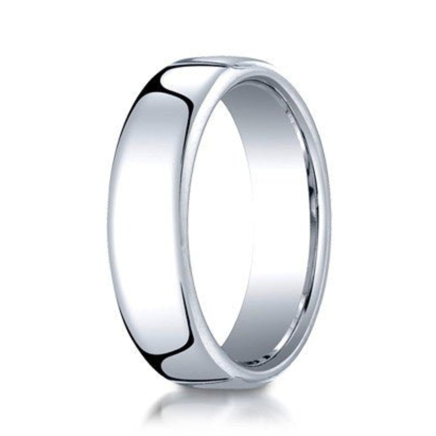 Benchmark High Polish 6.5MM Classic Men's Cobalt Wedding Band