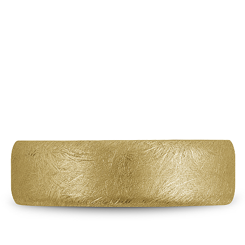 Bleu Royale Yellow Gold Diamond Brush Finish & Tantalum Inside Wedding Band