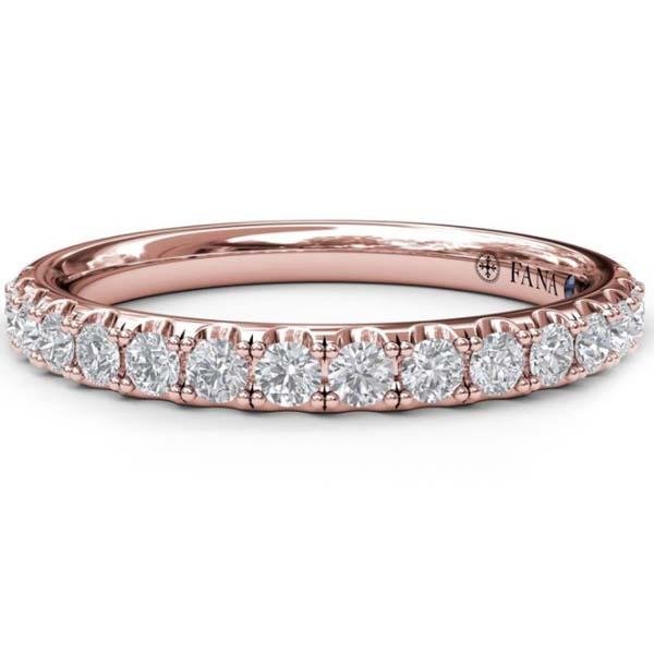 Fana Classic Shared Prong Set Diamond Wedding Band