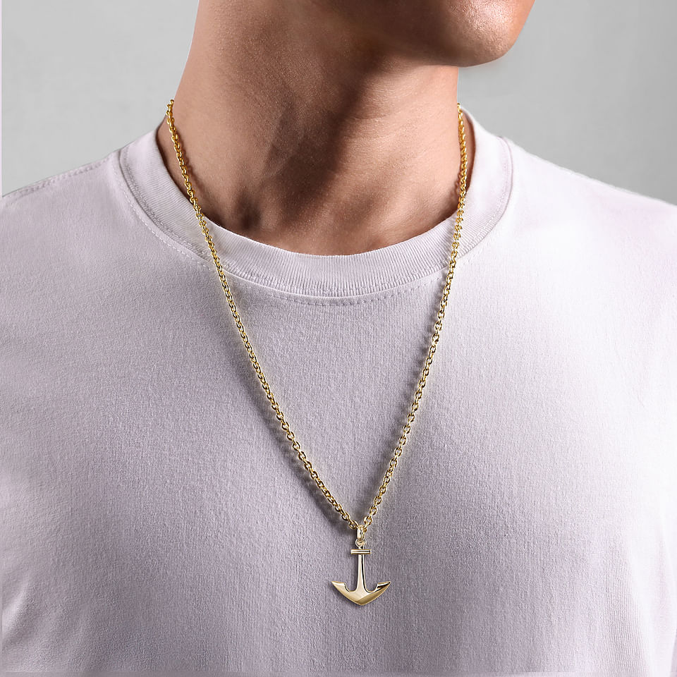 Gabriel & Co. Anchor Pendant