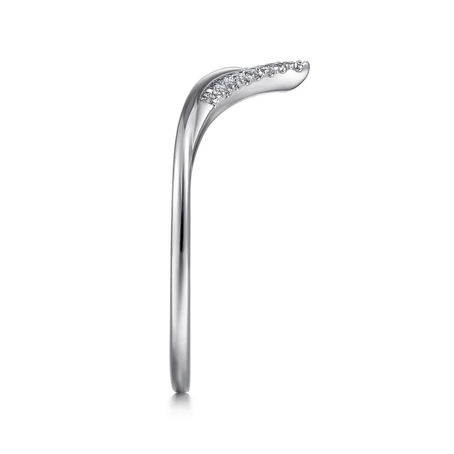 Gabriel & Co. Chevron Diamond Ring