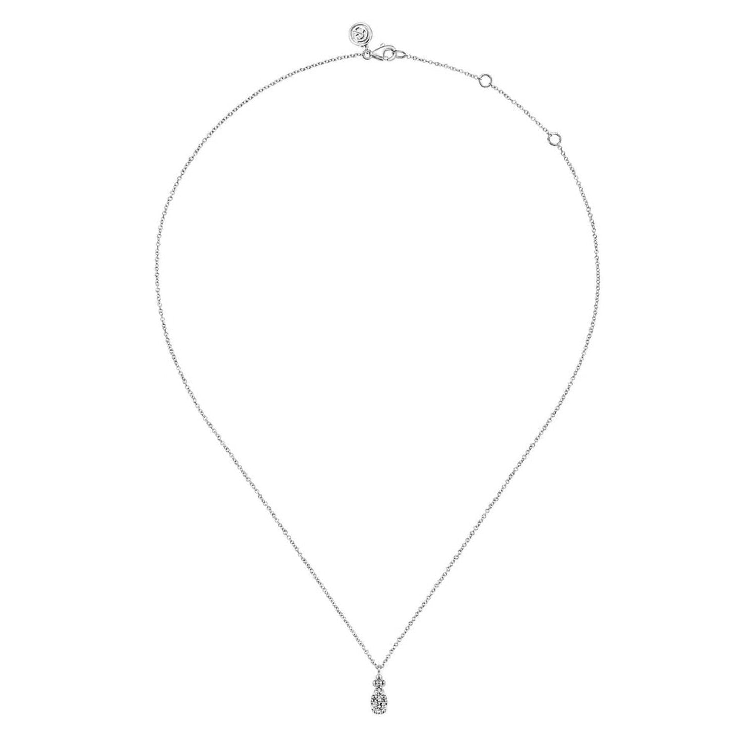 Gabriel & Co. Diamond Bujukan Pendant Necklace
