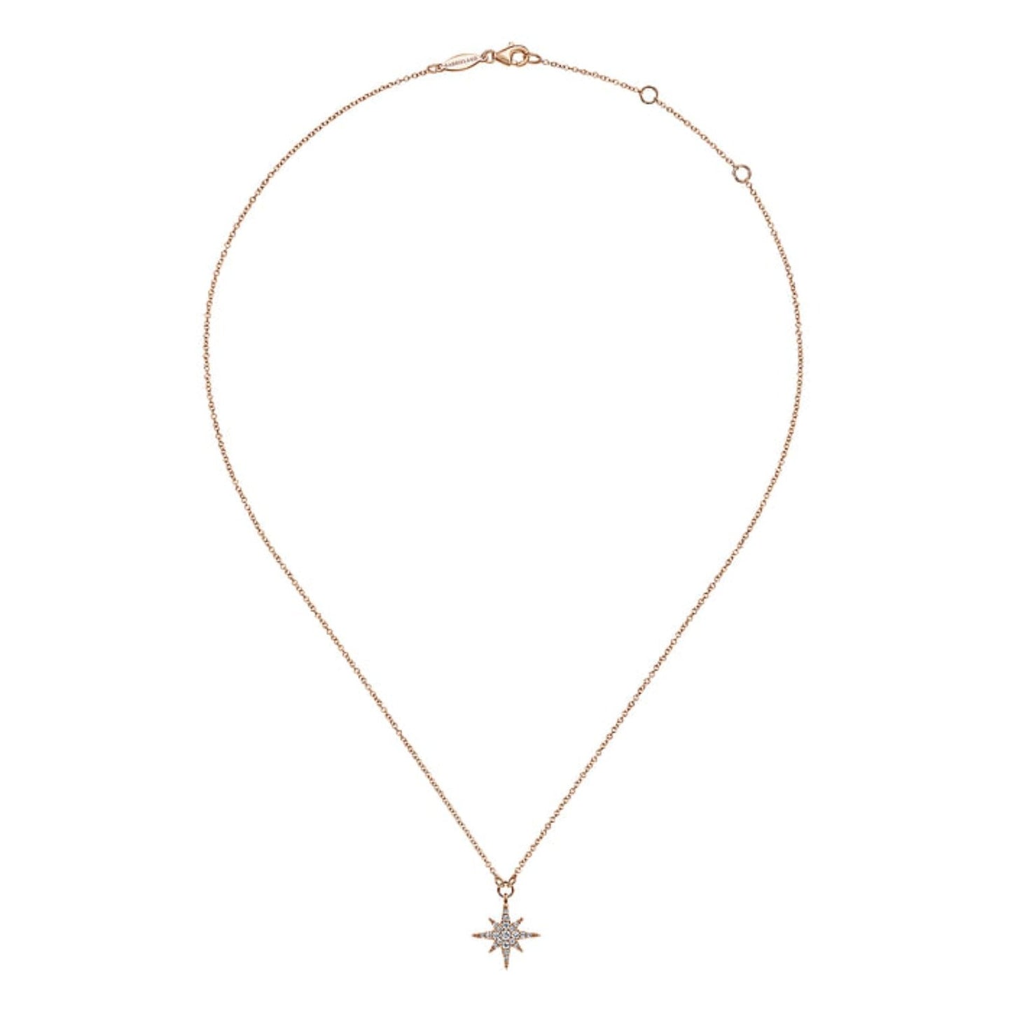 Gabriel & Co. Pave Diamond "Star" Pendant