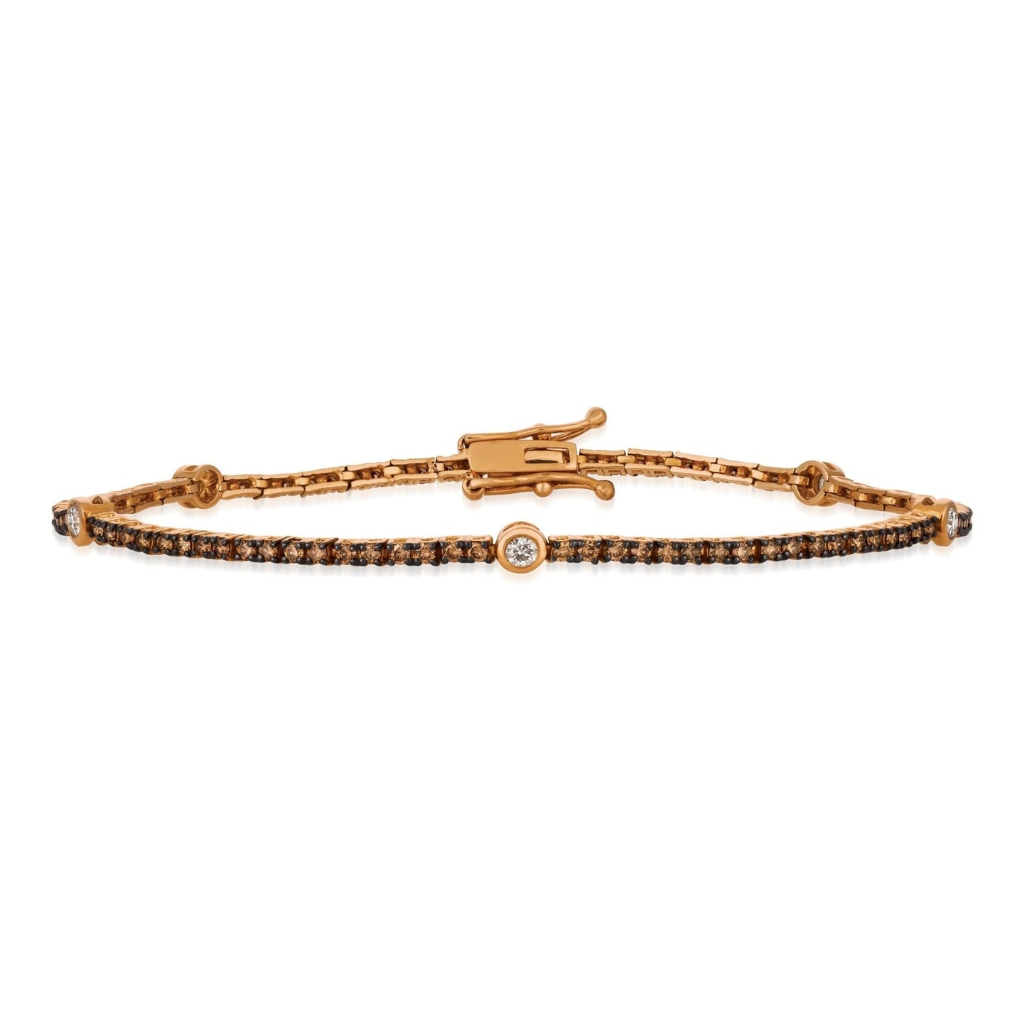 Le Vian Chocolatier Chocolate & Vanilla Diamond Tennis Bracelet