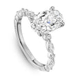 Load image into Gallery viewer, Noam Carver Marquise &amp; Round Diamond Euro Shank Engagement Ring
