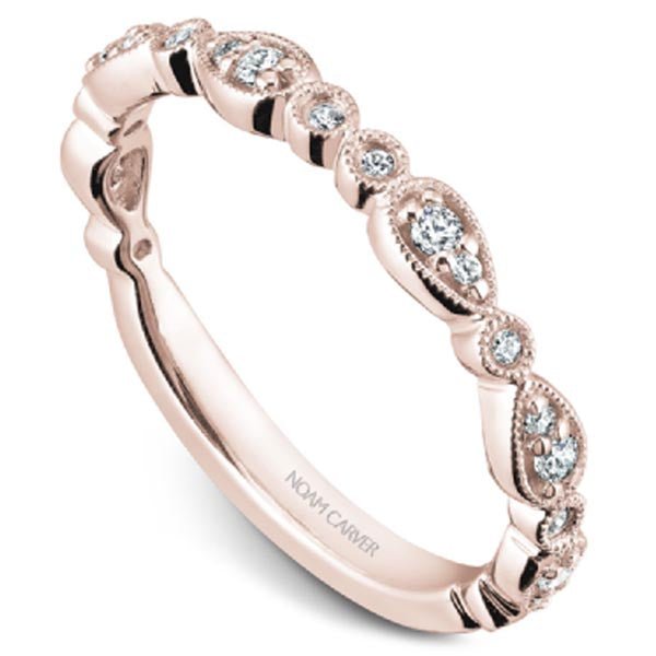 Noam Carver Vintage Style Milgrain Wedding Band