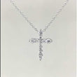 Load and play video in Gallery viewer, Lafonn Simulated Diamond Cross Pendant

