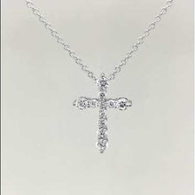 Load and play video in Gallery viewer, Lafonn Simulated Diamond Cross Pendant
