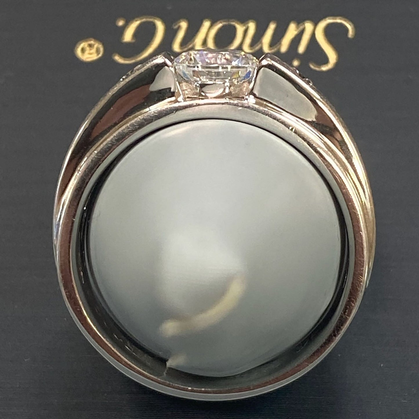 Simon G. "Christopher" Tension Set Style Diamond Ring