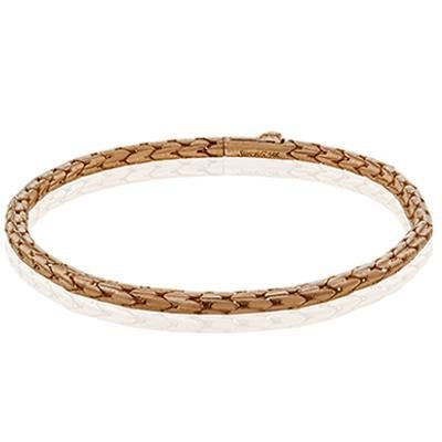 Simon G. Yellow Gold Men's Brushed Bracelet