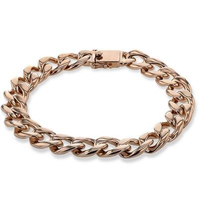 Simon G. Yellow Gold Men's Link High Polish Bracelet