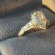 Load and play video in Gallery viewer, Gabriel &amp; Co. &quot;Chelsea&quot; Pear Cut Diamond Engagement Ring
