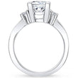 Load image into Gallery viewer, Barkev&#39;s Cathedral Wide Princess Cut Diamond Engagement Ring
