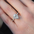 Load image into Gallery viewer, Barkev&#39;s Pear Cut Halo Diamond Engagement Ring
