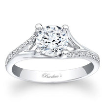 Load image into Gallery viewer, Barkev&#39;s Split Shank Cathedral Diamond Engagement Ring
