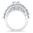 Load image into Gallery viewer, Barkev&#39;s Vintage Wide Floral Diamond Engagement Ring
