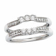Load image into Gallery viewer, Ben Garelick 14K White Gold Ring Guard With 0.50 Carat Total Diamonds
