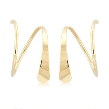 Load image into Gallery viewer, Ben Garelick Tapered 14K Yellow Gold Wire Cuff Earrings
