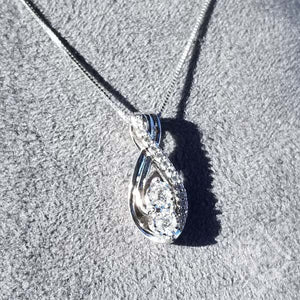 Ben Garelick Two Stone "Lourdes" Diamond Swirl Pendant