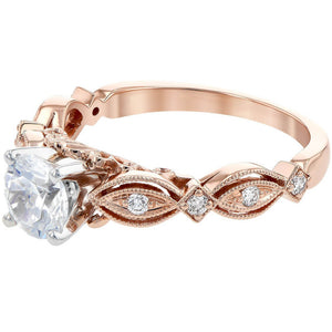 Ben Garelick Vintage Style Diamond Engagement Ring