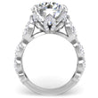 Load image into Gallery viewer, BGLG Whitney 6.2 Carat Round Lab-Grown Diamond Engagement Ring with Marquise Shaped Details
