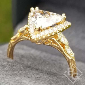 Gabriel & Co. "Chelsea" Trillion Cut Diamond Engagement Ring