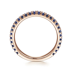 Gabriel & Co. Blue Sapphire Stackable Ring