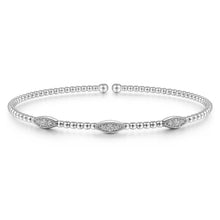 Load image into Gallery viewer, Gabriel &amp; Co. Bujukan Diamond Marquise Stations Bangle Bracelet

