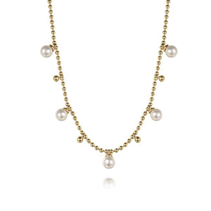 Gabriel & Co. Bujukan Pearl Droplet Necklace
