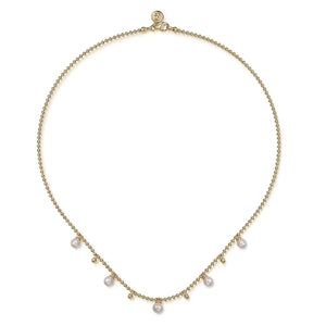 Gabriel & Co. Bujukan Pearl Droplet Necklace