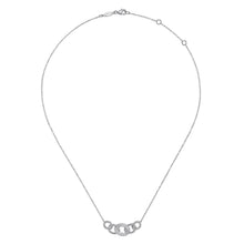Load image into Gallery viewer, Gabriel &amp; Co. Circular Chain Link Pave Diamond Pendant

