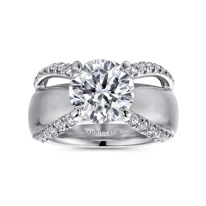 Gabriel & Co. "Clark" Diamond Engagement Ring