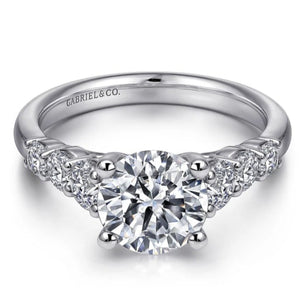 Gabriel & Co. "Darby" Graduating Diamond Engagement Ring
