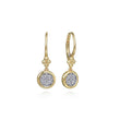 Load image into Gallery viewer, Gabriel &amp; Co. Diamond Cluster Bujukan Lever Back Earrings
