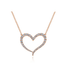 Load image into Gallery viewer, Gabriel &amp; Co. Diamond Heart Pendant
