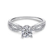 Load image into Gallery viewer, Gabriel &amp; Co. &quot;Elyse&quot; Split Shank Diamond Engagement Ring
