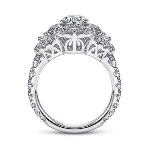 Gabriel & Co. "Eve" Massive Marquise Halo Diamond Engagement Ring