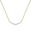 Load image into Gallery viewer, Gabriel &amp; Co. &quot;Indulgence&quot; Graduating Diamond Curved Bar Necklace
