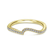 Load image into Gallery viewer, Gabriel &amp; Co. &quot;Naomi&quot; Curved Diamond Wedding Band
