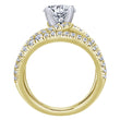 Load image into Gallery viewer, Gabriel &amp; Co. &quot;Nova&quot; Split Shank Diamond Engagement Ring
