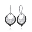 Load image into Gallery viewer, Gabriel &amp; Co. Sterling Silver and Black Spinel &quot;Byblos&quot; Dangle Earring
