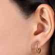 Load image into Gallery viewer, Gabriel &amp; Co. Twist Diamond Huggie Earrings

