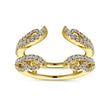 Load image into Gallery viewer, Gabriel &amp; Co. Two Row Twist Diamond &quot;Flair&quot; Enhancer Band
