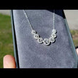 Load and play video in Gallery viewer, Gabriel &amp; Co. Diamond Halo Indulgence Necklace
