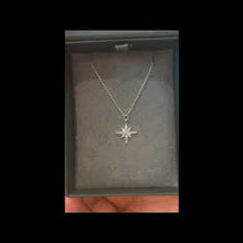 Load and play video in Gallery viewer, Gabriel &amp; Co. Pave Diamond &quot;Star&quot; Pendant
